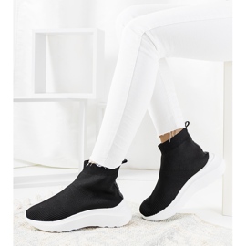 Sneakers alte nere di Jennifer nero 1