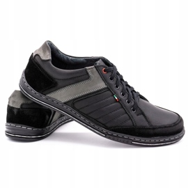Scarpe uomo in pelle Olivier 236GT nere nero 3