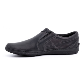 Joker Mocassini da uomo in pelle grigi 523J grigio 1