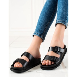 S. BARSKI Comode Pantofole Nere S.BARSKI nero 2