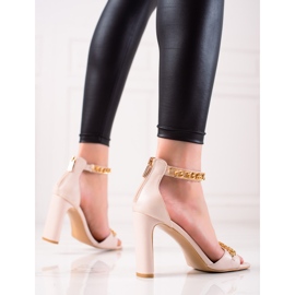 W. Potocki Eleganti sandali Potocki beige 2