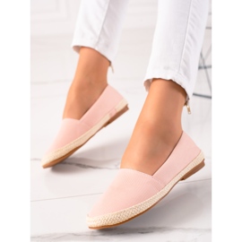 Ideal Shoes Espadrillas classiche rosa 1