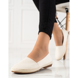 Ideal Shoes Espadrillas classiche beige 2