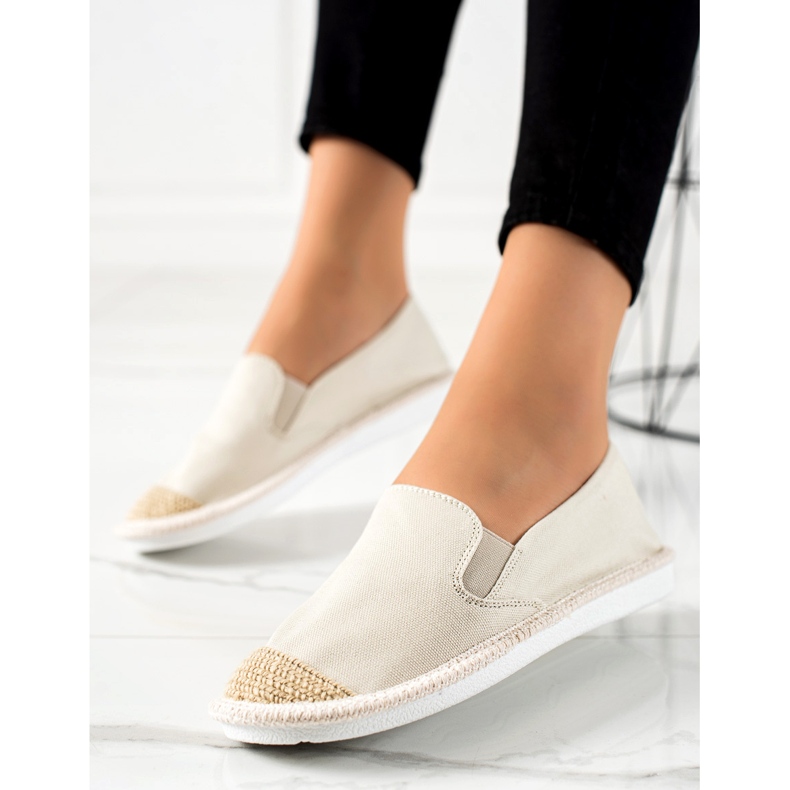 TRENDI Espadrillas beige casual 1