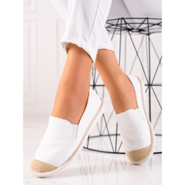 TRENDI Espadrillas bianche casual bianca 2