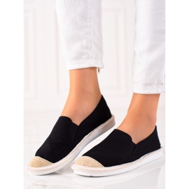 TRENDI Espadrillas nere casual nero 1