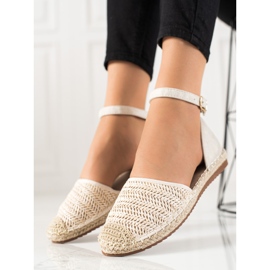 Anesia Paris Espadrillas Intrecciate Con Fibbia beige 2