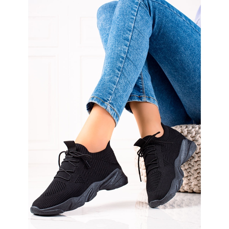 Sweet Shoes Scarpe sportive nere nero 1