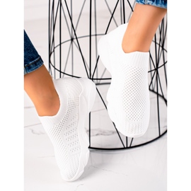 Sweet Shoes Sneakers sportive senza lacci bianca 1
