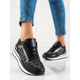 Sweet Shoes Scarpe da ginnastica nere alla moda nero 1