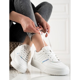 TRENDI Scarpe da ginnastica alla moda bianca 1