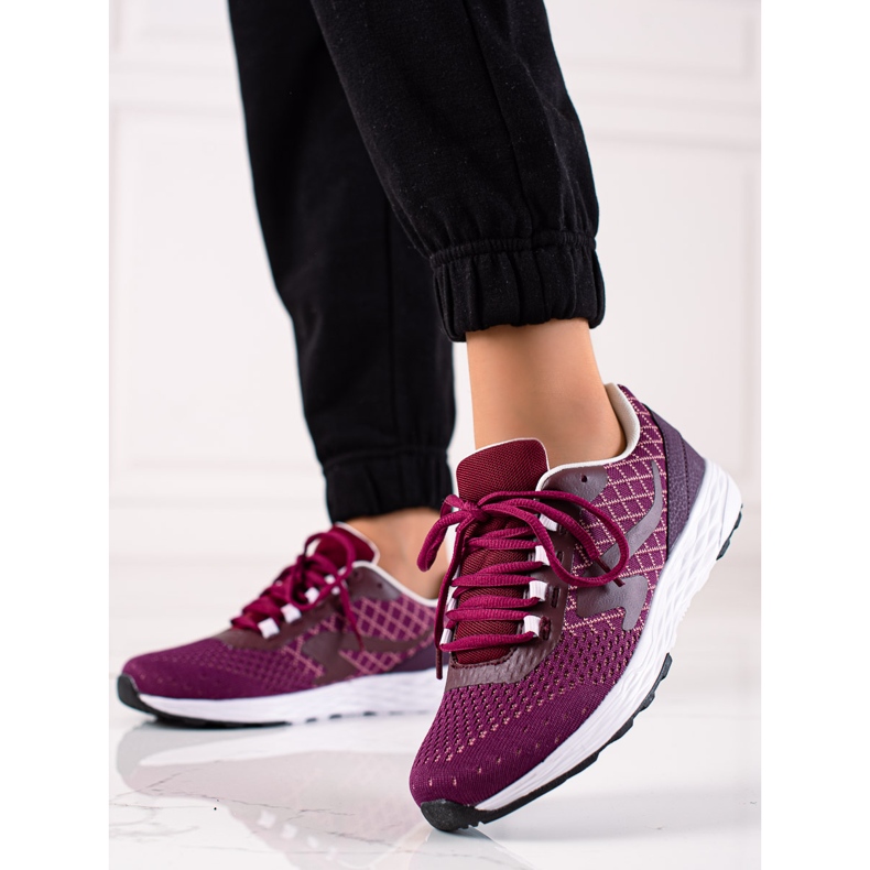 TRENDI Scarpe sportive viola 1