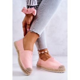 Espadrillas Su Una Suola Intrecciata Big Star HH274496 Rosa 2