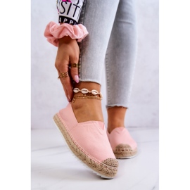 Espadrillas Su Una Suola Intrecciata Big Star HH274496 Rosa 1