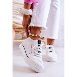 Scarpe sportive da donna sneakers GOE JJ2N4164 Bianche bianca 1