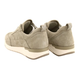 Scarpe da donna in pelle traforata Caprice 23708-28 nei toni del verde 5