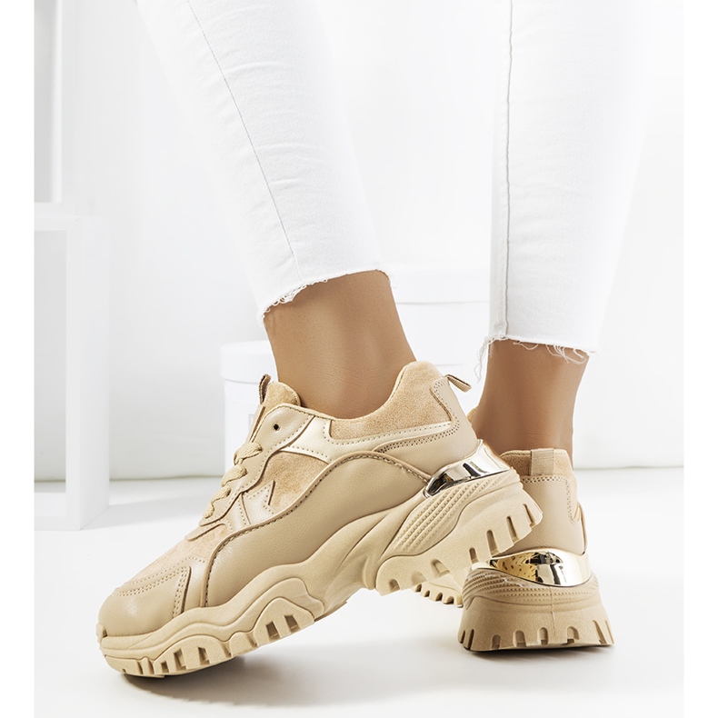 Sneakers marroni da donna Livorno marrone 1