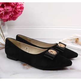 Ballerine in pelle con punta Filippo W PAW335A nere nero 2