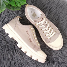 Sneakers Bugatti W INT1721 beige sulla piattaforma 2