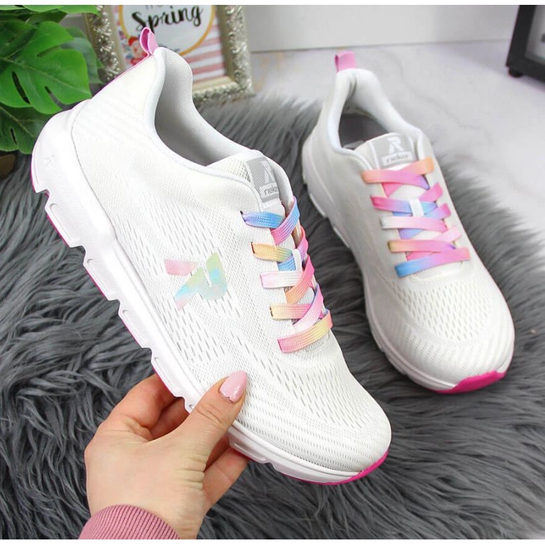 Rieker W RKR523 scarpe sportive bianche bianca 1