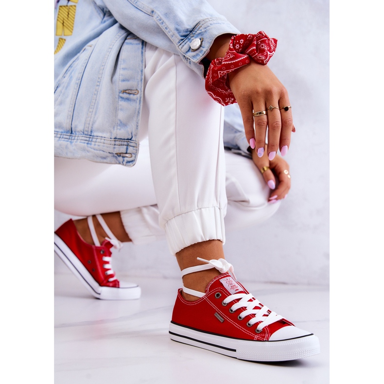 Sneakers Classiche Da Donna Cross Jeans JJ2R4010C Rosse rosso 2