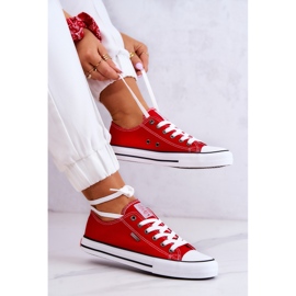 Sneakers Classiche Da Donna Cross Jeans JJ2R4010C Rosse rosso 1
