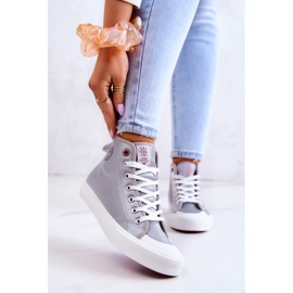 Sneakers Alte Da Donna Cross Jeans JJ2R4057C Grigio 2