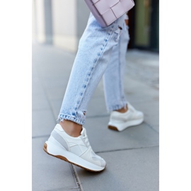 FG2 Scarpe sportive con allacciatura Coryse bianco-grigio bianca 1