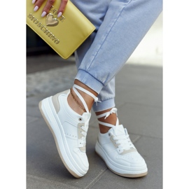 FG2 Scarpe Sportive da Donna Bianche e Beige New Haven bianco 1