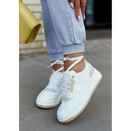 FG2 Scarpe Sportive da Donna Bianche e Beige New Haven bianca 2