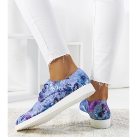 Scarpe blu da donna di Barrow 1