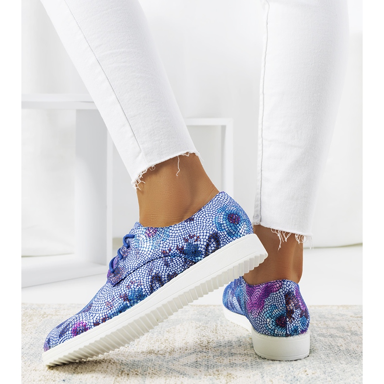 Scarpe blu da donna di Barrow 1