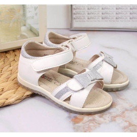 BM Sandali con velcro S. Barski Jr OLI151A bianco bianca 2
