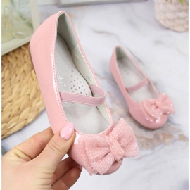 Ballerine con elastico S. Barski W OLI154B rosa 1