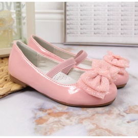 Ballerine con elastico S. Barski W OLI154B rosa 2