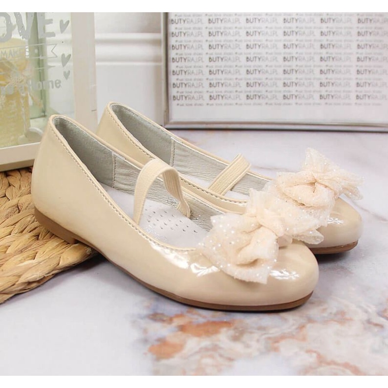 Ballerine con elastico S. Barski Jr. OLI154C beige 2