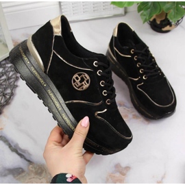 Sneakers in pelle sulla piattaforma Filippo W PAW330 nere nero 1