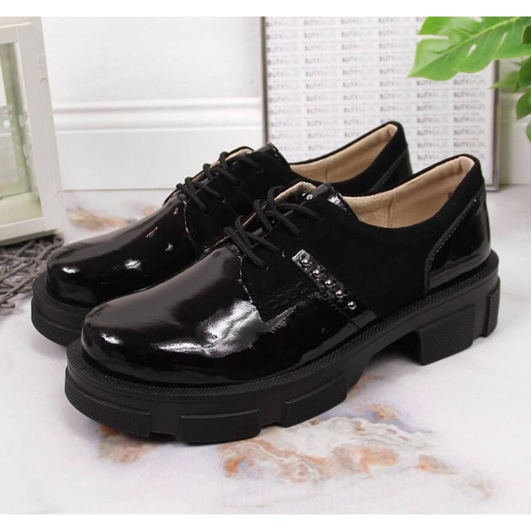Scarpa in pelle Filippo W PAW338 nera nero 2