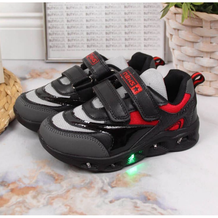 Scarpe suola lucida Novità Jr EVE348 nero 2
