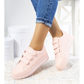 Sneakers rosa sulla piattaforma Nizza 1