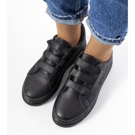 Sneakers nere sulla piattaforma Nizza nero 1