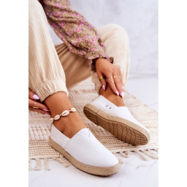 Big Star Espadrillas da donna alla moda Croce Jeans JJ2R4001C bianco 1