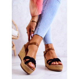 FB2 Sandali con zeppa alla moda neri Roseville nero 1