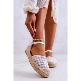 Espadrillas Da Donna Con Fibbia Bianche Charlene bianco 2