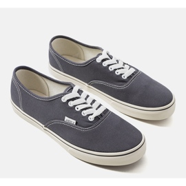 Sneaker da uomo in lino color grafite grigio 1