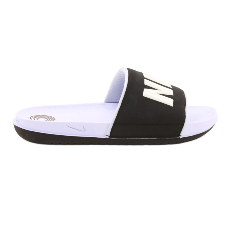 Ciabatte Nike Offcourt W BQ4632 007 bianca nero viola 1