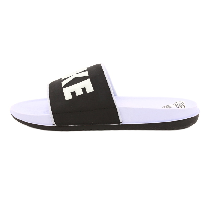 Ciabatte Nike Offcourt W BQ4632 007 bianco nero viola 2