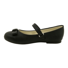 EVE Ballerine nere con fiocco in velcro MISSE nero 1