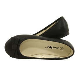 Ballerine nere con fiocco nero 4