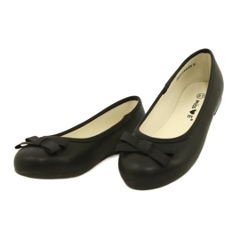 Ballerine nere con fiocco nero 2